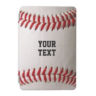Baseball Softball Stitching Custom Text iPad Mini Cover