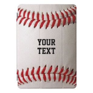 Baseball Softball Stitching Custom Text iPad Pro Cover