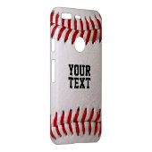 Baseball Softball Stitching Custom Text Uncommon Google Pixel Case (Back/Right)
