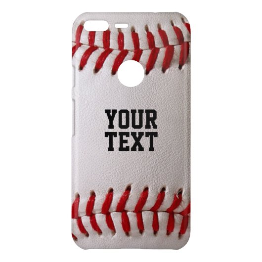 Baseball Softball Stitching Custom Text Uncommon Google Pixel XL Case (Back)