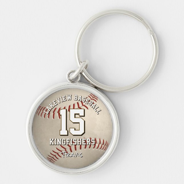 baseball/softball team name personalized keychain (Front)