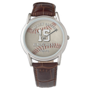 baseball/softball team name personalized watch