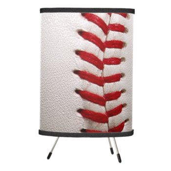 Baseball Softball Tripod Lamp by FlowstoneGraphics at Zazzle