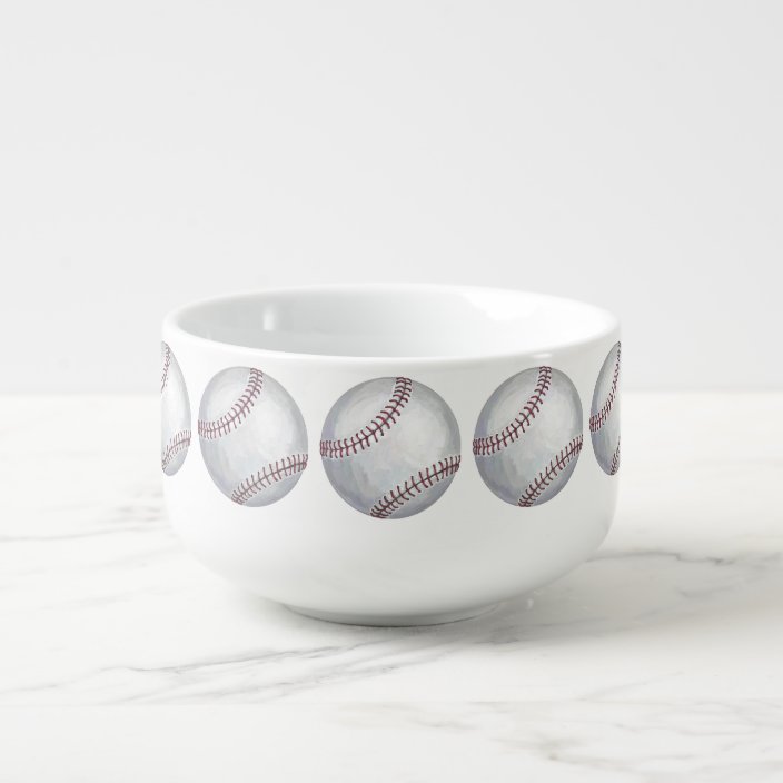 Baseball Soup Mug