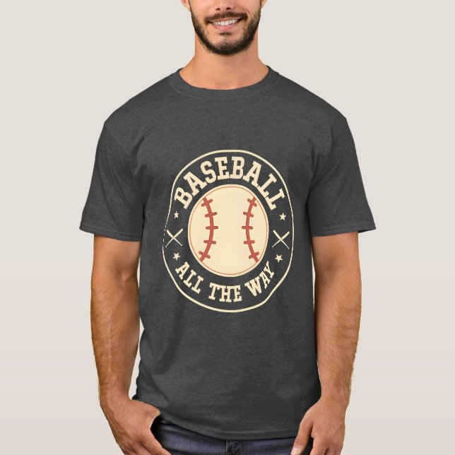 Baseball sport boy T-Shirt (Front)
