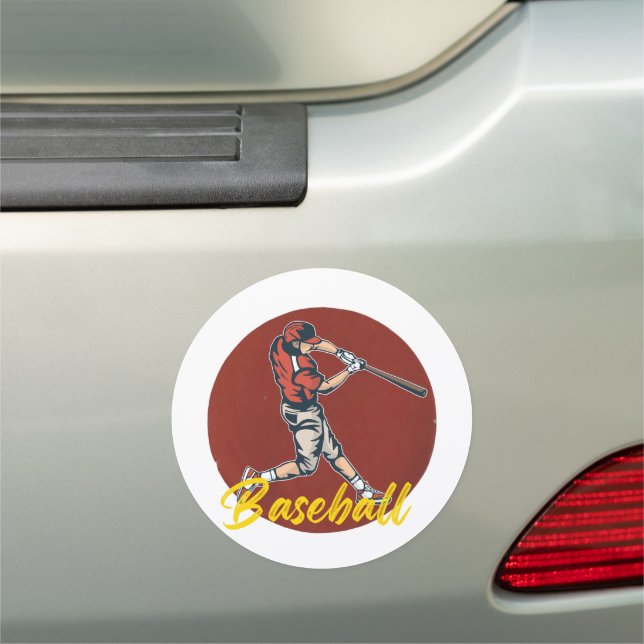 Baseball Sport Car Magnet (In Situ)