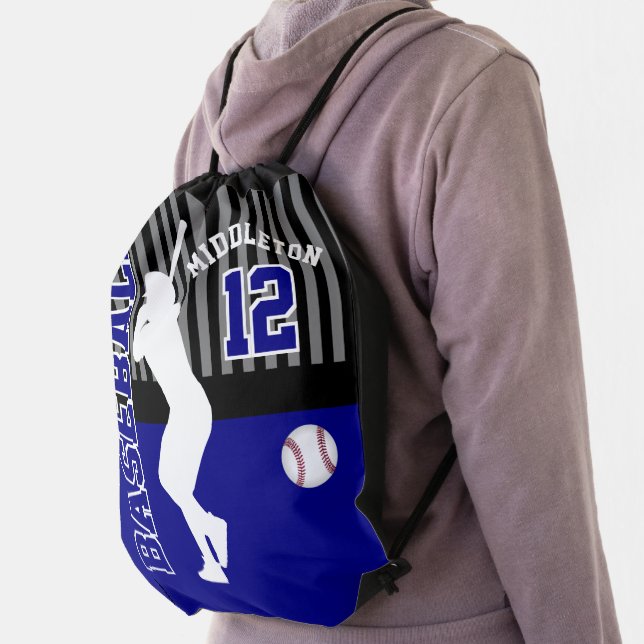 Baseball Sport - Dark Blue Backpack (Insitu)