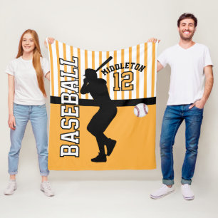 Baseball ⚾ Sport - Gold Fleece Blanket