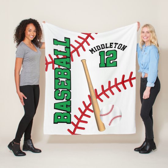 Baseball Themed fleece blankets