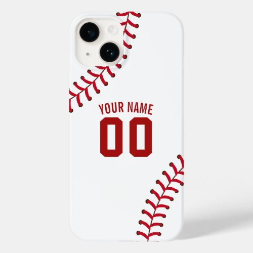 Baseball Sport Team Jersey Custom Name Case_Mate iPhone 14 Case