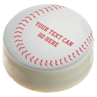 Baseball Sport Themed Personalized Chocolate Covered Oreo