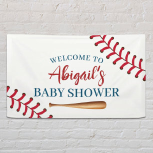 Baseball Sports Baby Shower Banner