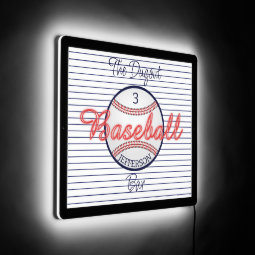 Baseball Sports Bar LED Sign | Zazzle