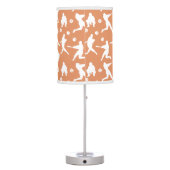 Baseball Sports Batter Pitcher Kids Boys Table Lamp (Back)