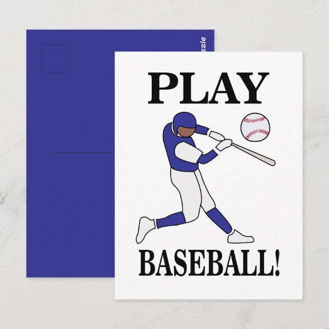 Baseball Sports Coach Player Postcard (Front/Back)