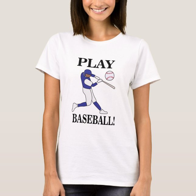 Baseball Sports Coach Player T-Shirt (Front)