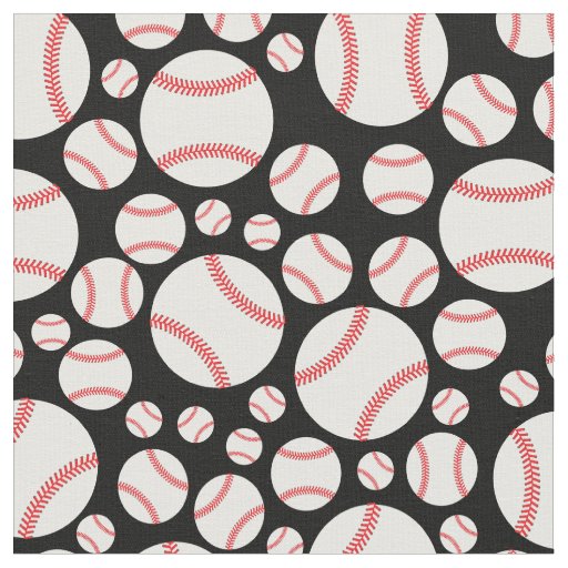 Baseball Sports Cute Fabric