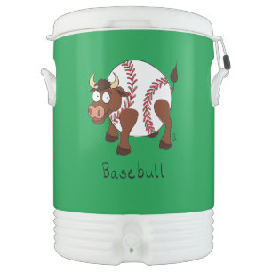 Baseball Sports Cute Teacher kids Beverage Cooler