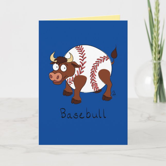 Baseball Sports Cute Teacher kids Card (Front)
