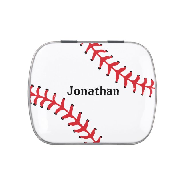 Baseball Sports Design Party Favor Candy Container