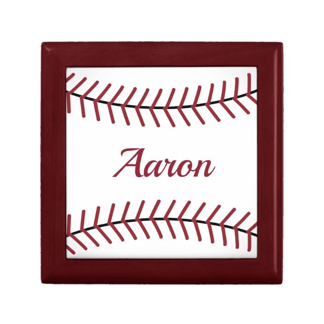 Baseball Sports Keepsake Gift Box (Front)