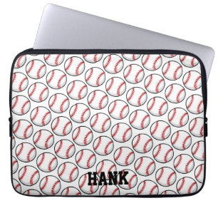 Baseball Sports Kids NAME Little League Team Tech Laptop Sleeve