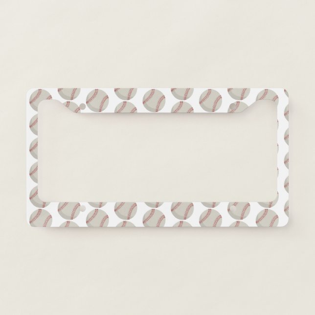 Baseball Sports License Plate Frame (Front)