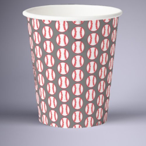 Baseball Sports Party Paper Cups