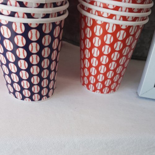 Baseball Sports Party Paper Cups