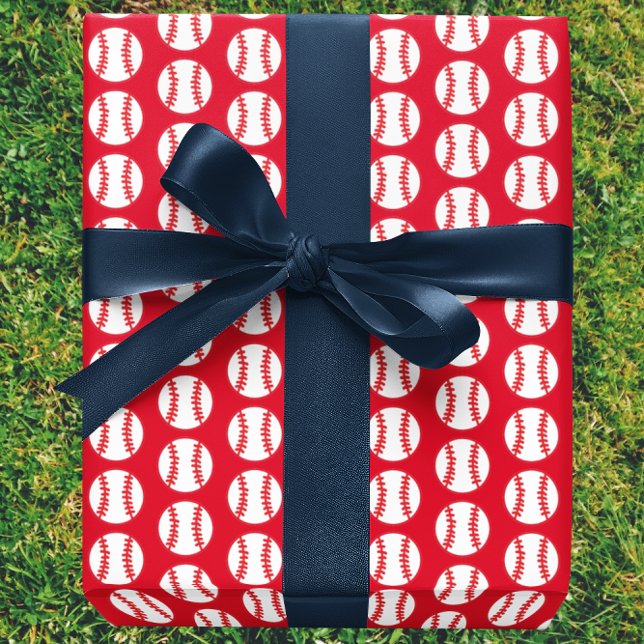 Baseball Sports Party Wrapping Paper (Creator Uploaded)