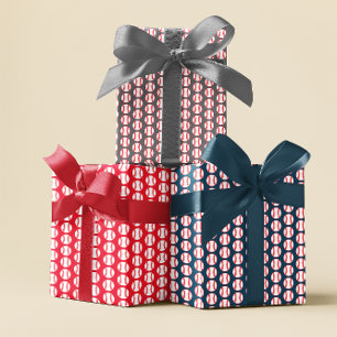 Baseball Sports Party Wrapping Paper Sheets