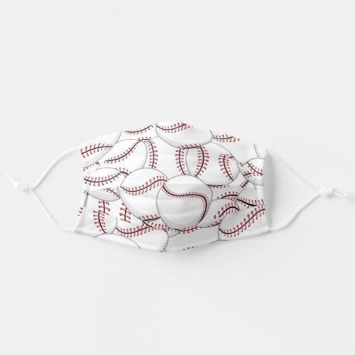 Baseball Sports Pattern Adult Cloth Face Mask
