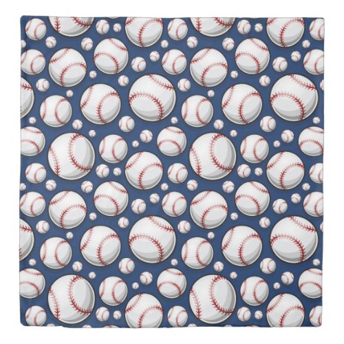 Baseball Sports Pattern Duvet Cover