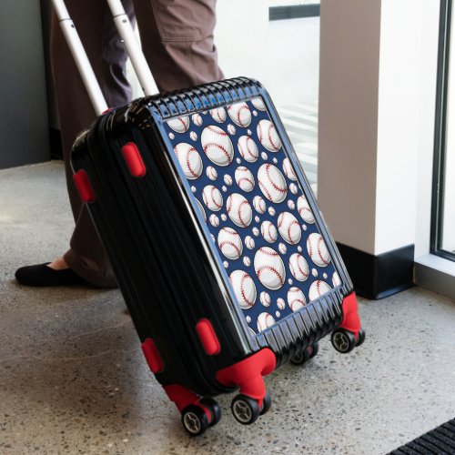 Baseball Sports Pattern Luggage