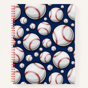 Baseball Sports Pattern Notebook