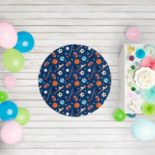 Baseball sports Pattern Outdoor Rug
