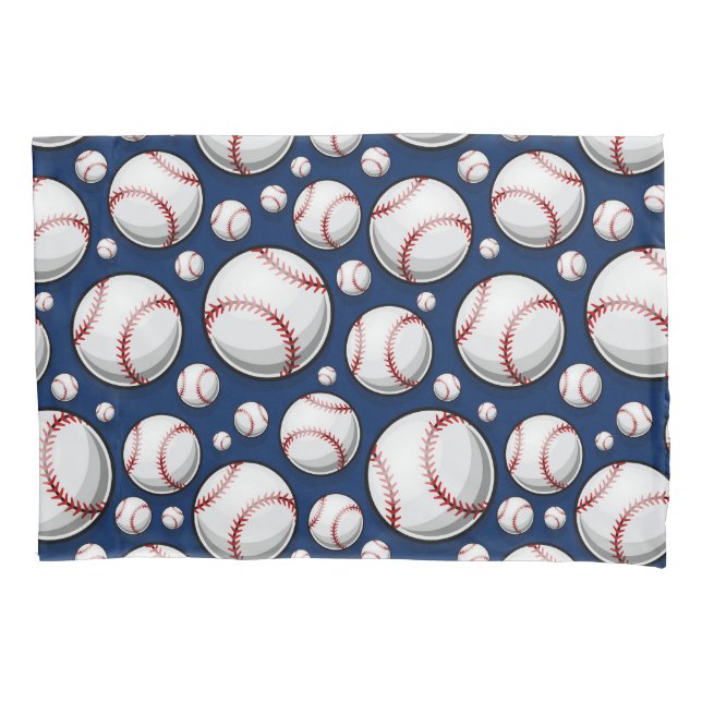 Baseball Sports Pattern Pillow Case (Front-Left)