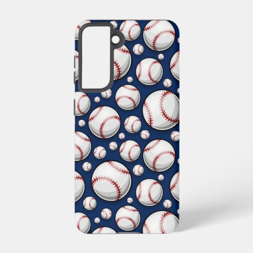 Baseball Sports Pattern Samsung Galaxy S21 Case