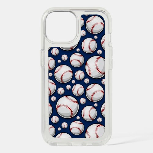 Baseball Sports Pattern iPhone 15 Case