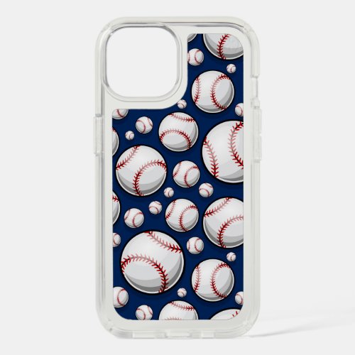 Baseball Sports Pattern iPhone 15 Case