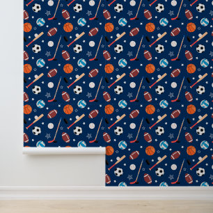 Baseball sports Pattern Wallpaper