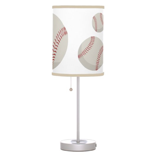 Baseball Sports Personalized  Table Lamp (Right)