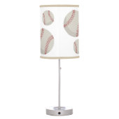 Baseball Sports Personalized  Table Lamp (Back)