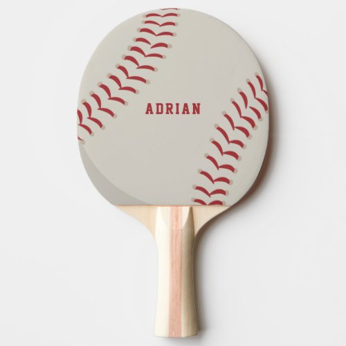 Baseball Sports Personalized Table Tennis Ping Pong Paddle