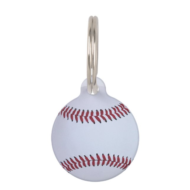 Baseball Sports Pet Tag (Front)