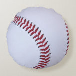 Baseball Sports Round Pillow at Zazzle