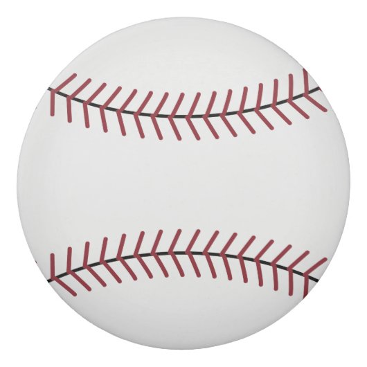 Baseball Sports School Eraser Gift (Back)