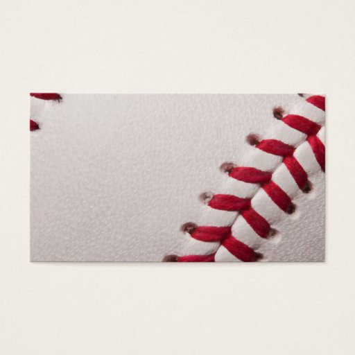 Customizable Baseball - Sports Template Baseballs Background Business Card