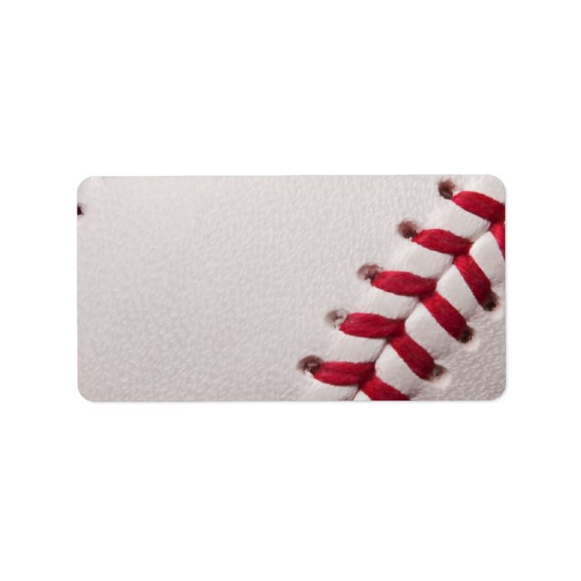 Baseball - Sports Template Baseballs Background Label (Front)