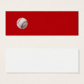 Baseball - Sports Template Baseballs on Red (Front & Back)